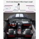 thumbnail image 2 of Tira de LED interior para automóvil con aplicación, LED para interior de automóvil 4 piezas 48 LED Diseño de línea dual mejorado Impermeable Multicolor debajo de la luz del automóvil con cargador de a Afortunado Sencillez, 2 of 5