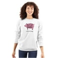 thumbnail image 3 of Out Of Bacon Pork Pig Meat Eater Unisex Plus Fleece Graphic Sweatshirt Brisco Brands 5X, 3 of 5