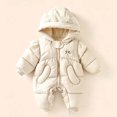 thumbnail image 2 of Newborn Baby Boy Fall Winter Clothes Infant Romper Jumpsuit, 2 of 7