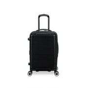 it luggage Traversed 3 Piece Hardside 8 Wheel Expandable Luggage Suitcase Spinner Set, Black