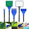 thumbnail image 1 of Vaidha Aquarium Fish Tank Aquarium Cleaning Tools Fish Tank Cleaning Brush Fish Tank Brush Long Handle Five In One Cleaning Set, 1 of 7