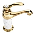 thumbnail image 2 of Grifo Monomando de Lavabo de baño Amonsee de latón Macizo dorado, 2 of 6
