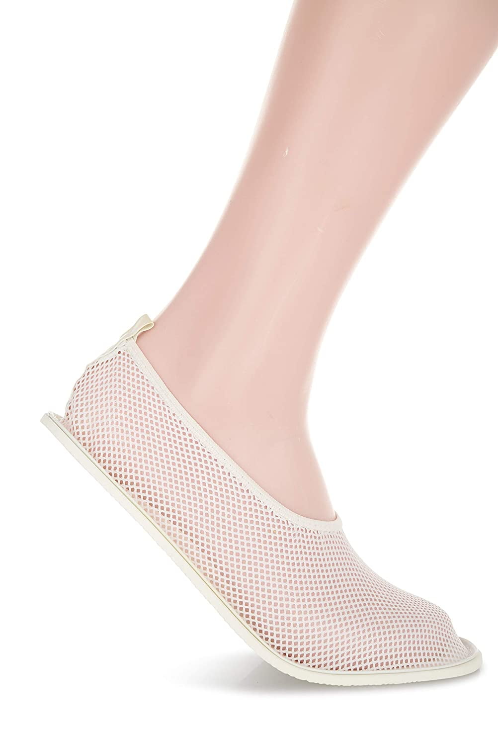 Beemo Men Shower Slipper Shoes Grooved Soles for Male Adult Large