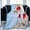 Red Cardinal Birds, variant on ChaudHugg Winter Snowflakes Black Throw Blanket Ultra Soft Warm All Season Christmas Decorative Fleece Blankets for Bed Chair Car Sofa Couch Bedroom 80"X60"