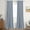 Chambray Blue, variant on Chambray Blue Linen Blackout Curtains 84 inch Long 2 Panels Set for Bedroom Back Tab Thermal Insulated 100% Black Out Drapes Pinch Pleated Hooks Room Darkening Window Curtain for Living Room