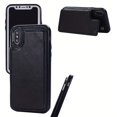 thumbnail image 1 of Premium Leather Flip Wallet Case with Card Slots & Magnetic Closure for Apple iPhone 6/7/8/X/XS/Plus, 1 of 5