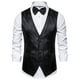 thumbnail image 3 of Camiseta de Moda de Corbata para Hombre con Bolsillos de Impresión, Blusa sin Mangas con Cuello en V para Uso Casual Y Diario, 3 of 5