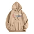 thumbnail image 2 of Christian Hoodies for Women 2025 Fall Winter Long Sleeve Jesus Hooded Sweatshirt with Pockets Pullover Tops, 2 of 4