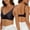 Black, variant on SMihono Trendy Women's Beauty Back Smoothing Minimizer Bra, Deep U Push Up Low Cut Plunge Bras, Comfort Wirefree Lifting Brassiere Beige 8