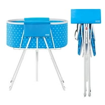 VEVOR Portable Dog Bathtub, Elevated & Foldable Space-saving Pet Shower Station with Quick Drainage, Bathing Tub, Washing & Grooming Small and Medium Size Dogs and Cats Indoor & Outdoor, Light Blue