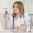 thumbnail image 3 of Nurse Tumbler with Lid and Straw- Nurse Gifts for Women- Cute Nurses Mug Cup Water Bottle, Skinny Tumbler - Nurse Life Cup School Nurse Girl Coffee Mug Nurse Gifts for Women, 3 of 6