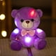 thumbnail image 1 of Osito de peluche con lazo luminoso que cambia de color. Ideal como regalo de Navidad o cumpleaños., 1 of 6