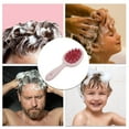 thumbnail image 6 of Unique Bargains Double-Sided Hair Shampoo Brush for Head Massage and Scalp Care Tool Pink, 6 of 6