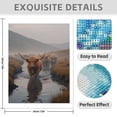 thumbnail image 3 of Diamond Art Kits for Adults - 5d Majestic Cattle In Misty Landscape Diamond Painting for Adults, Diamond Art for Adults Beginners, Diamond Painting Kits for Adults for Home Wall Decor, 3 of 7