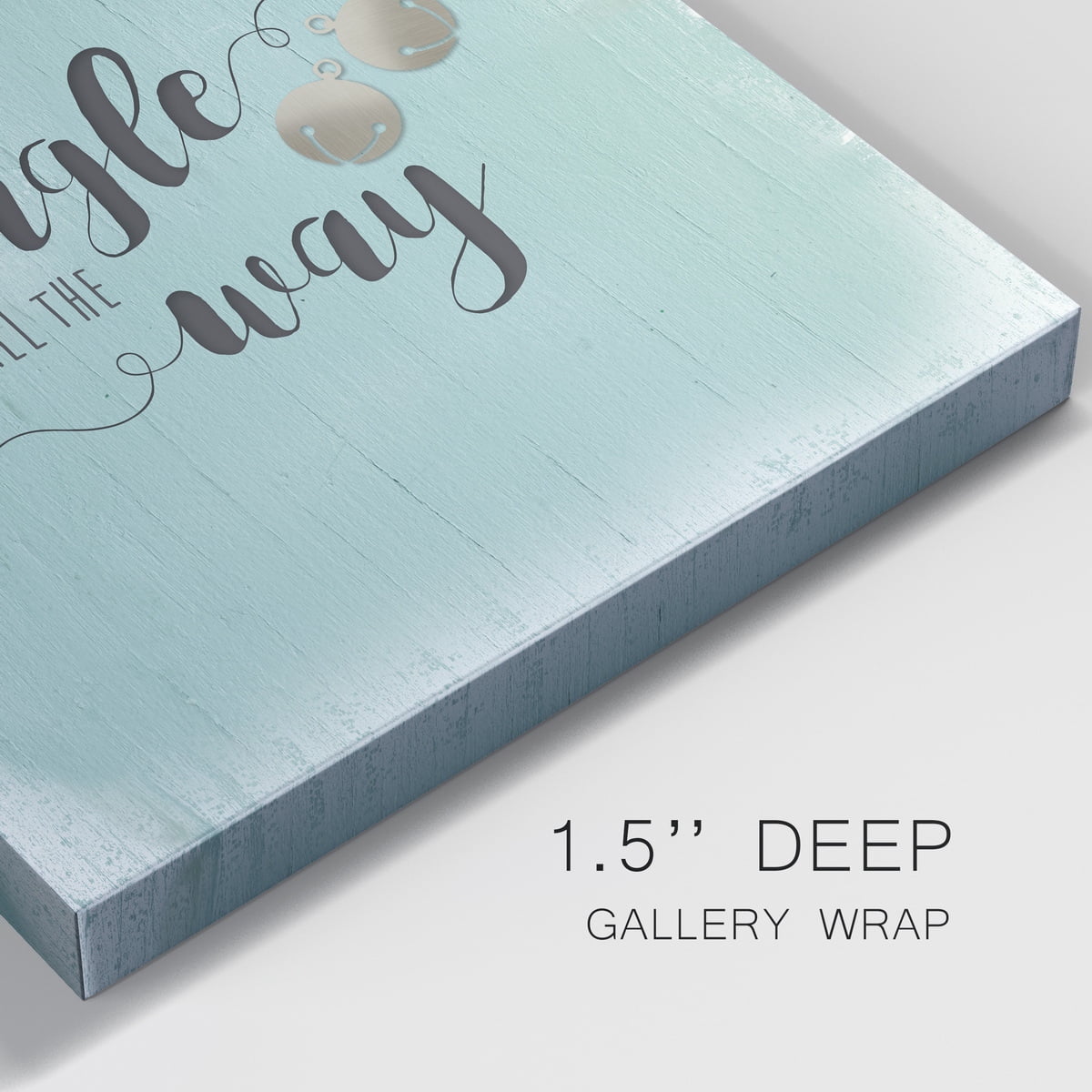 Christmas Tree Whimsy Collection E - Premium Gallery Wrapped Canvas - Ready to Hang