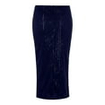 thumbnail image 4 of KHONTS Women's Sequin Skirt High Waist Sparkle Pencil Skirt for Party BU1 XXL, 4 of 4