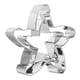 thumbnail image 1 of Juego de cortadores de galletas en forma de estrella Uxcell, tamaños variados, acero inoxidable pulido, 1 of 6