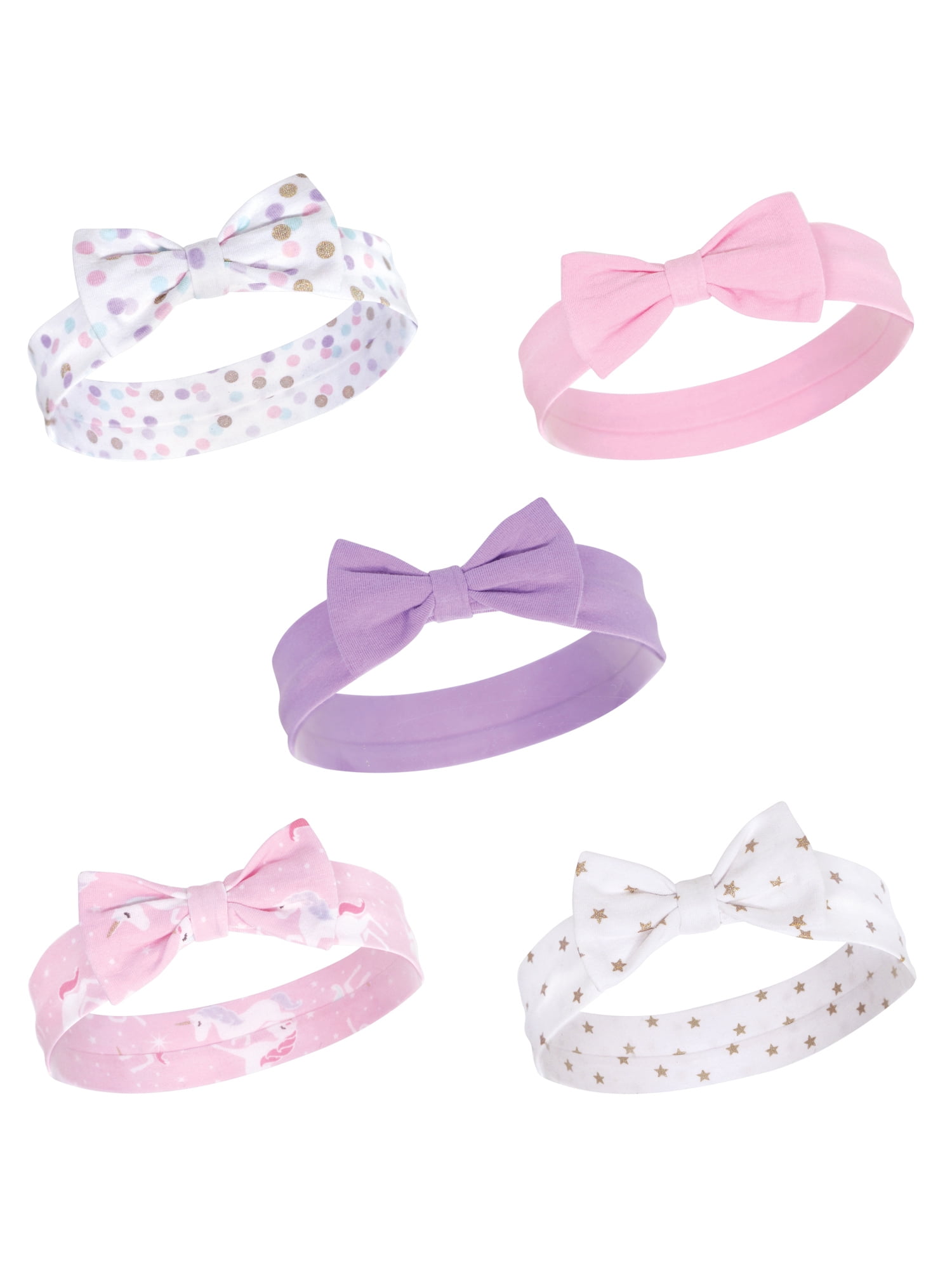 Hudson Baby Headbands, 5pk (Baby Girls)