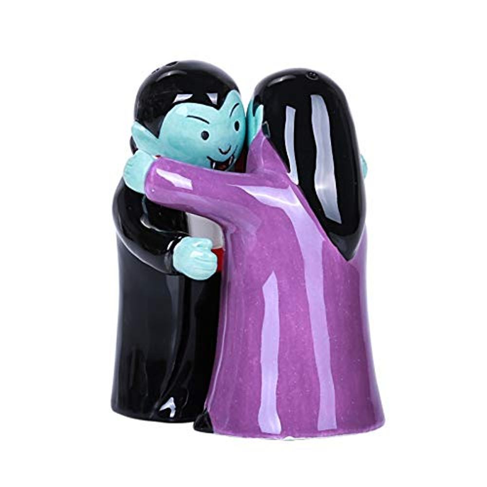 Hugging Vampire Salt and Pepper Shakers Ceramic Kitchen Set