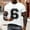 White, variant on Mens Shirts Under $10 Number 6 T-Shirt Adult Men Women Unisex Short Sleeve Birthday Varsity Sports Team Jersey Shirt Gifts Tops
