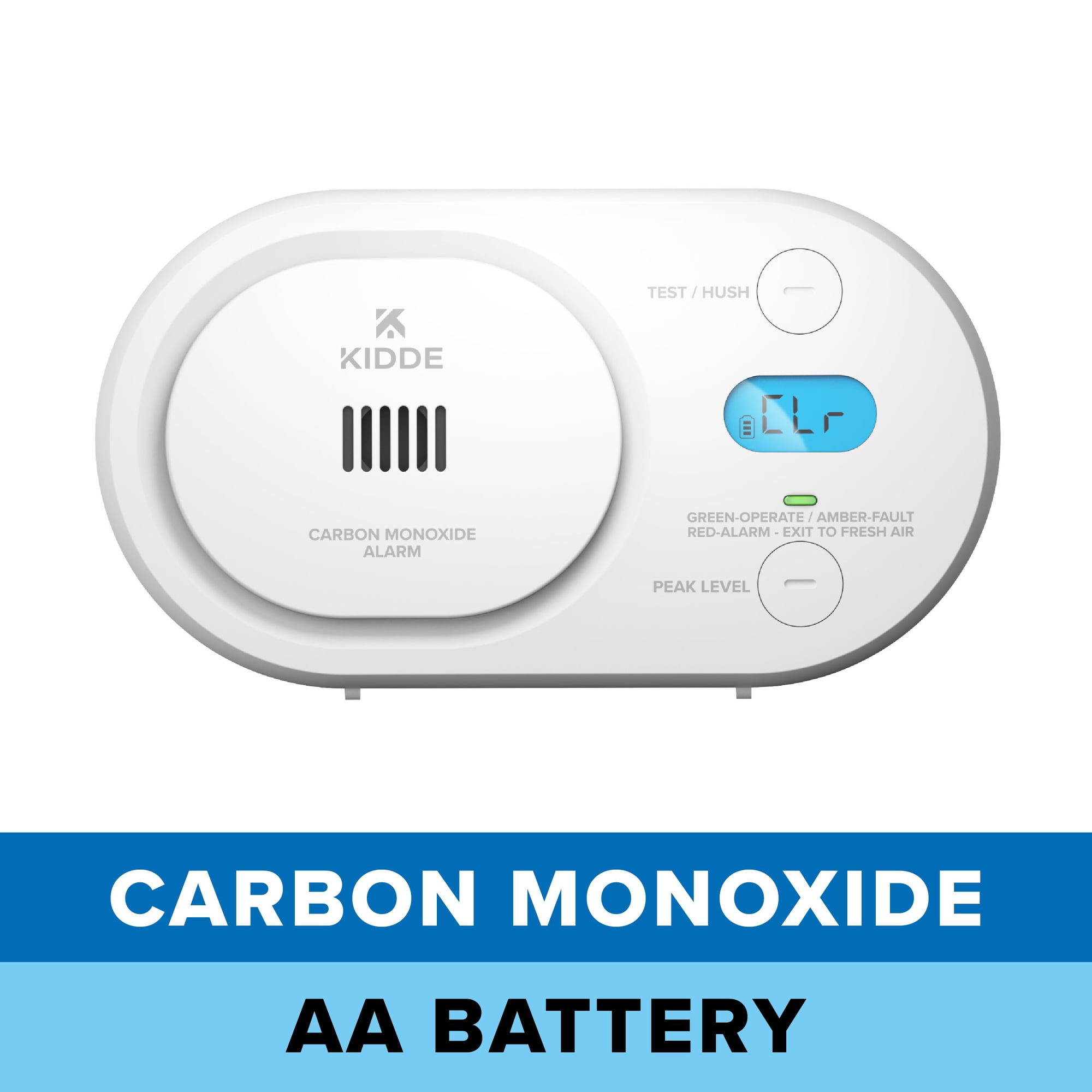 Kidde COBD AA Battery Powered, Electrochemical Carbon Monoxide Alarm