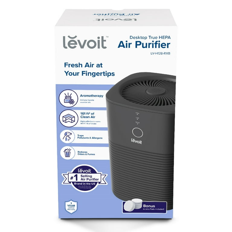 LEVOIT Aromatherapy Desktop True HEPA Air Purifier, 161 sq. ft  HEAPAPLVNUS0074 - The Home Depot
