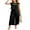 Black, variant on SHEWIN Womens Plus Size Outfits Summer Track Suits Two Piece Pants Sets for Women Set Black XL