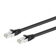 thumbnail image 2 of Monoprice Cat6 PoE Ethernet Patch Cable - 600V, Shielded RJ45, Solid, 550MHz, STP (U/FTP), 24AWG, 20ft, Black, 2 of 2