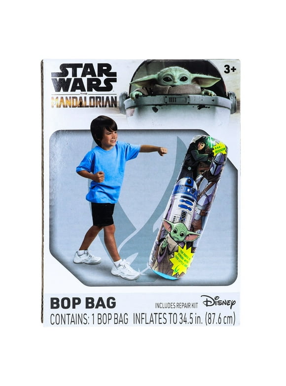 Star Wars The Mandalorian Kids Inflatable Punching Bop Bag Exercise Toy