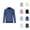 Blue, variant on women blouses womens 3/4 sleeve tops and blouses millennial blouses women Ladies Casual Spring Summer Cotton Linen Lapel Tie Pocket Long Sleeve Shirt