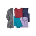 thumbnail image 3 of Catherines Women's Plus Size Cloud Knit Ribbed V-Neck Tunic, 3 of 3