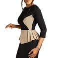 thumbnail image 2 of Women's Autumn/Winter Fashion Elegant Office Pencil Dress Bodycon Dress, 2 of 6