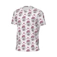 thumbnail image 6 of Wukai Cute Poodle Dog Print Men's Short-Sleeved Mesh T-Shirt,Quick-Dry Short Sleeve Workout T-Shirt-, 6 of 8