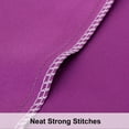 thumbnail image 2 of Ntbay 2 Pack Silky Satin King Pillowcases for Hair and Skin, Luxury and Soft Pillow Cases with Envelope Closure, 20" x 36", Purple, 2 of 6