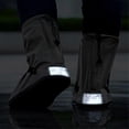 thumbnail image 3 of Rain Shoe Cover Waterproof Reusable Unisex Motorcycle Cycling Bike Rain Boot Shoes Covers Rainproof Shoes Cover,XL, 3 of 5