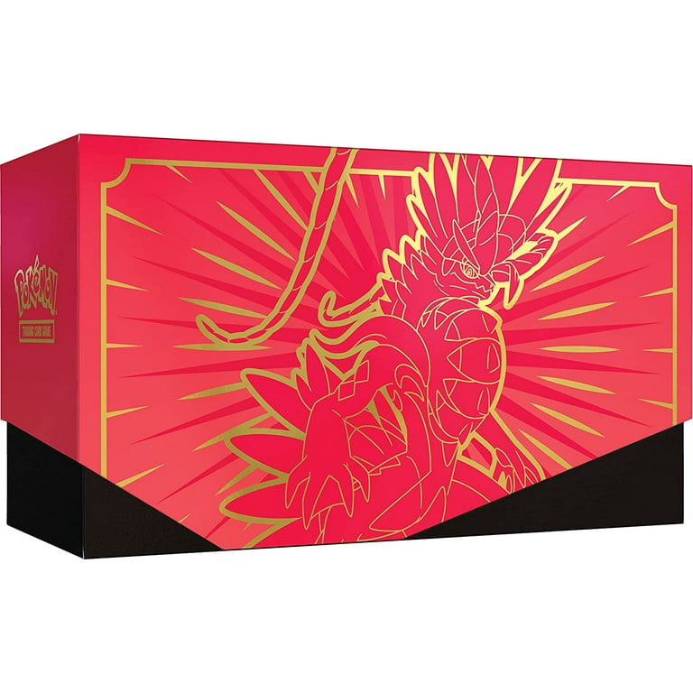 Pokemon TCG: Scarlet and Violet Elite Trainer Box - Koraidon Red (1 Full Art Promo Card, 9 Boosters and Premium Accessories) Pokemon TCG: Scarlet and Violet Elite Trainer Box - Koraidon Red (1 Full Art Promo Card, 9 Boosters and Premium Accessories)