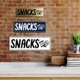 Store Sign Snacks Signs ByLITA Standard Snacks Sign (Brushed Gold) - Large - Walmart.com