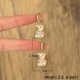 thumbnail image 3 of Pendientes colgantes de oso, pendientes de oso de , pendientes de gota de animales, joyería de regalo, pendientes de aro, pendientes de gota d, 3 of 3
