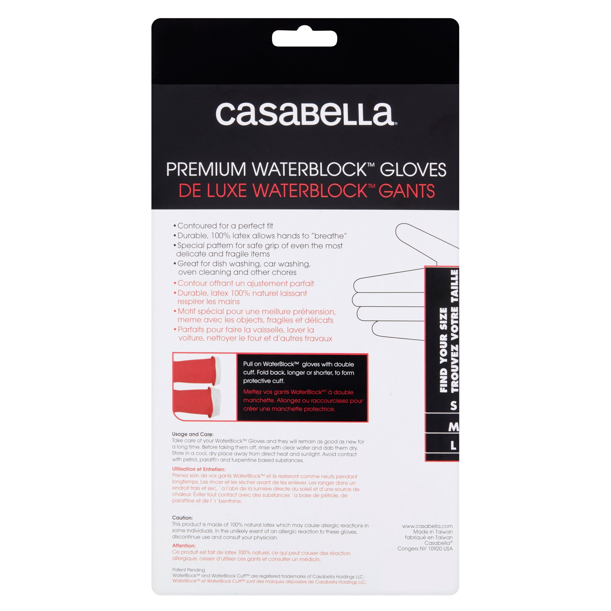 casabella latex gloves