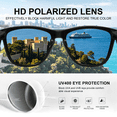 thumbnail image 3 of AOMASTE Polarized Sunglasses for Women Classic Style Retro Frame Sun Glasses with UV400 Protection for Driving, 3 of 7