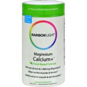 Rainbow Light Magnesium Calcium + Vitamin D 500mg Calcium, 400 IU