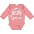 thumbnail image 3 of Inktastic Grandma Grandpa Love Me Grandchild Boys or Girls Long Sleeve Baby Bodysuit, 3 of 5
