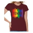 thumbnail image 1 of Awkward Styles Human Ladies T Shirt Human Shirt for Women Gay Shirt for Women Gay Shirt Gay Pride T-Shirt Gay Flag Shirts Gay Flag T Shirt Rainbow Gay T Shirt Cute Ladies Tshirt LGBTQ Clothing, 1 of 4