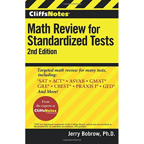 Pre-Owned CliffsNotes Math Review for Standardized Tests: 2nd Edition (CliffsTestPrep)