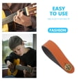 thumbnail image 3 of Correa de guitarra R132 Star Guitar Straps, correa clásica de cuero para guitarra eléctrica, acústica y bajo (marrón), 3 of 5