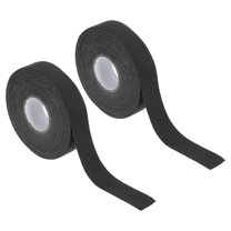 1"X27 Yard Hockey Tape Multipurpose Grip Protector for Hockey Stick Blade Bat, Black 2 Pack