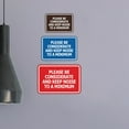 thumbnail image 2 of Signs ByLITA Classic Framed, Please Be Considerate and Keep Noise to a Minimum Sign (Brushed Gold) - Small, 2 of 6