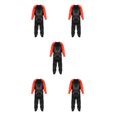 thumbnail image 1 of Toystoory Traje de sauna ajustable Ejercicio Gimnasio Hogar Traje de sudor Sudadera con capucha Pantalones Ajuste personalizable Rojo+Negro M Type2 NO2, 1 of 1