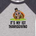 thumbnail image 4 of Inktastic First Thanksgiving Pilgrim Turkey Boys or Girls Baby Bodysuit, 4 of 5
