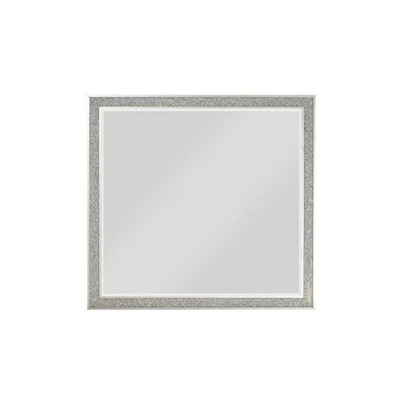 Acme Furniture Sliverfluff Mirror, Mirrored & Champagne Finish (BD00244)